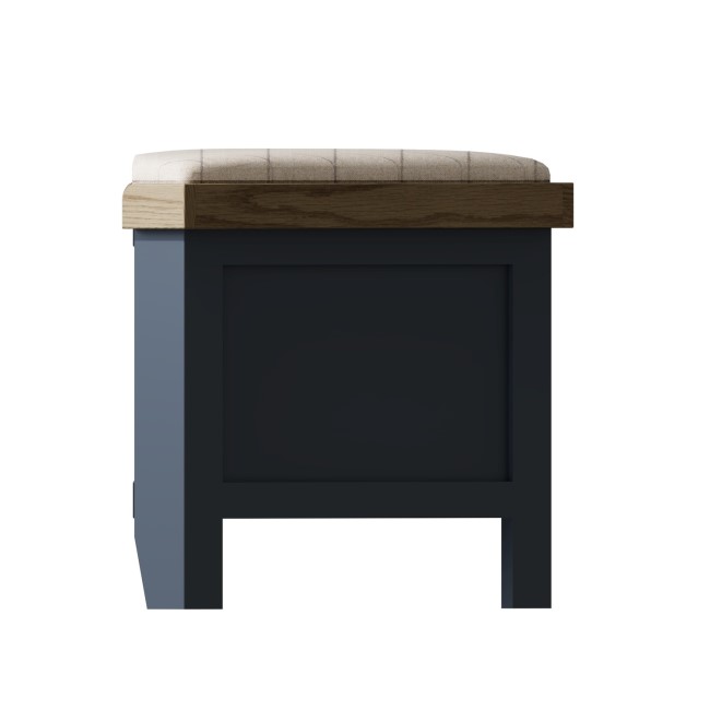 Navy & Oak Corner Bench - Pegasus