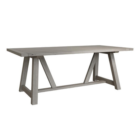 Grey Oak Trestle Table - Ambleside