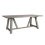 Grey Oak Trestle Table - Ambleside