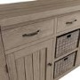 Grey Oak Sideboard with Baskets -  Ambleside