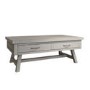 Large Grey Oak Coffee Table with Storage - Ambleside