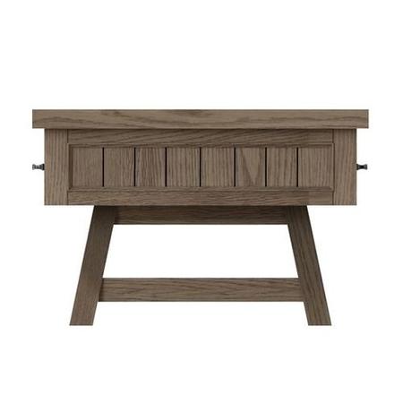 Large Grey Oak Coffee Table with Storage - Ambleside