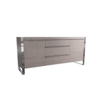 Large Grey Oak Effect Sideboard - Arabella  Large Grey Oak Effect Sideboard - Arabella