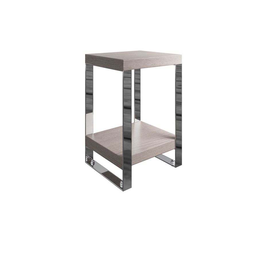 Small Grey Oak Effect Side Table - Arabella 