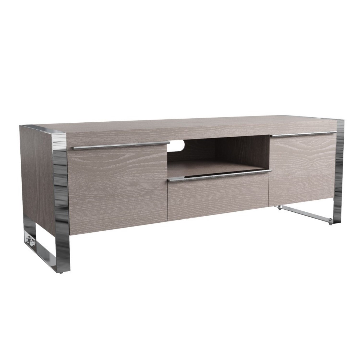 Large Grey Oak Effect TV Unit Arabella Furniture123