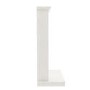 White Marble Fireplace Surround with LED Lights - 48 Inch - Be Modern Madalyn