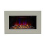 Beige Wall Mounted Electric Fireplace - Be Modern Albali