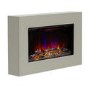 Beige Wall Mounted Electric Fireplace - Be Modern Albali
