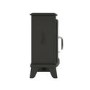 Grey Cast Iron Electric Stove Fireplace - Be Modern Serrano