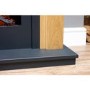 Oak and Grey Freestanding Electric Fireplace Suite - 43 Inch - Adam