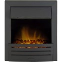 FOL104152 Adam Eclipse Black Inset Electric Fire with Remote Control