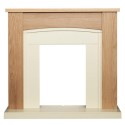 FOL104155 Adam Chilton Oak and Cream Fireplace 39 Inch - Surround Only