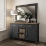 Large Dark Grey Sideboard with Storage 