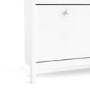 White Shoe Cabinet with 4 Compartments - Madrid 