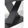 Large Grey Wood Extendable Dining Table - Seats 4-6 - Asher