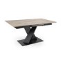 Large Extendable Oak Dining Table - Seats 4-6 - Ashar