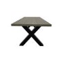 Large Grey Wooden Dining Table - Seats 6 - Kobe