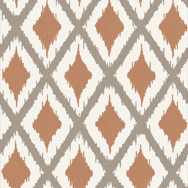 Orange Geometric Wallpaper - Fresco