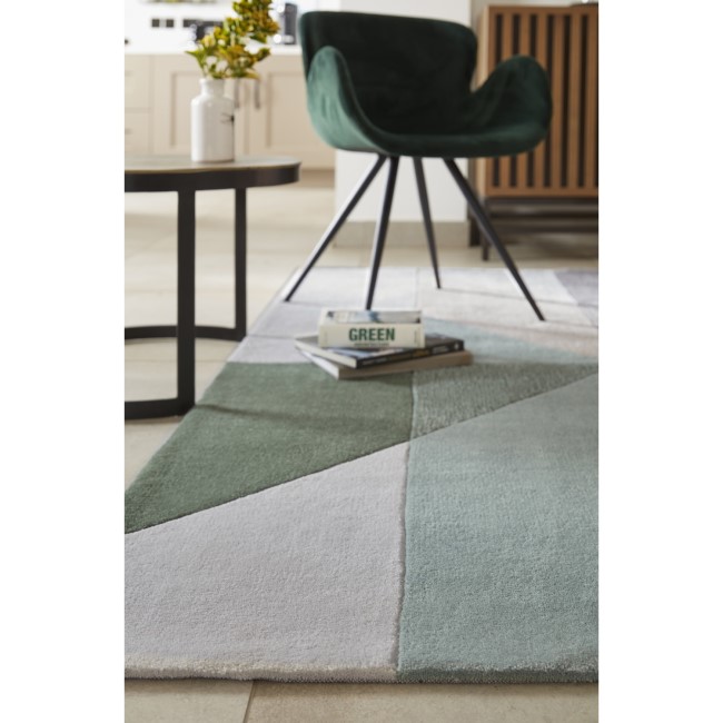 Geometric Multicoloured Rug - 170 x 120 cm - Trio - Origins