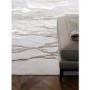 Large Beige Rug with Marble Effect - 340 x 240 cm - Aurora