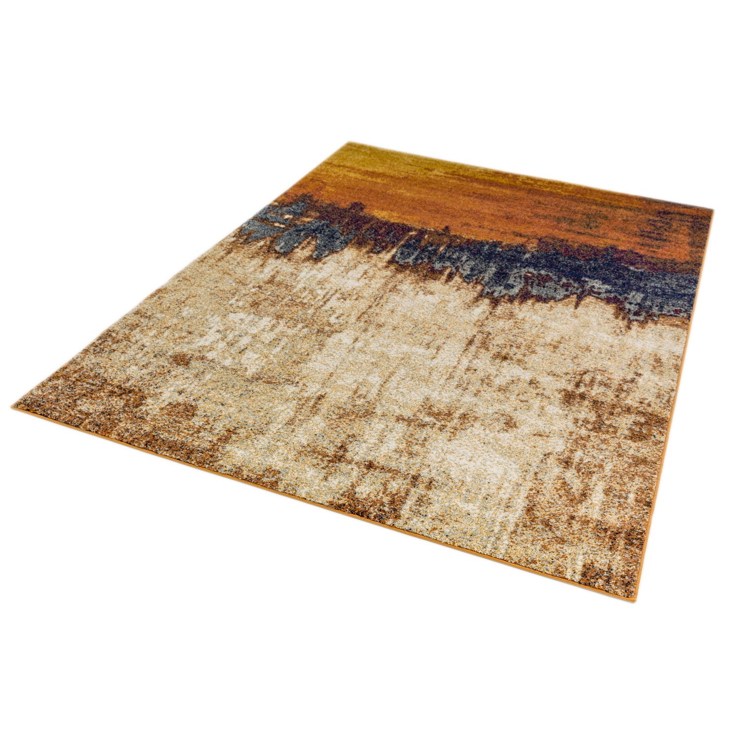 Read more about Distressed orange ombre rug 200x290cm nova