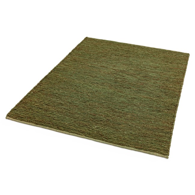 Green Jute Rug -120x170cm - Soumak