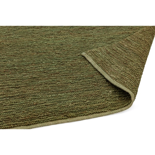 Green Jute Rug -120x170cm - Soumak