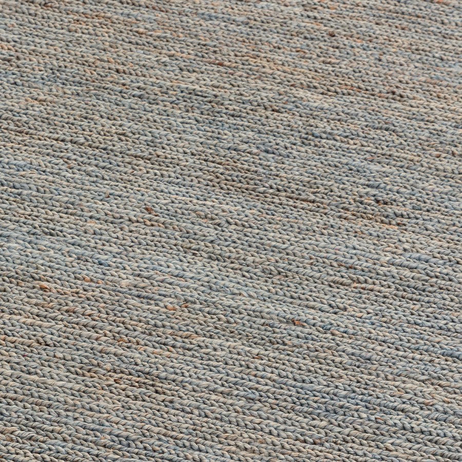 GRADE A1 - Grey Jute Rug 120x170cm - Soumak