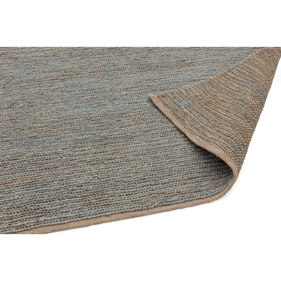 GRADE A1 - Grey Jute Rug 120x170cm - Soumak