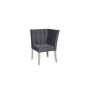 Dark Grey Fabric Corner Dining Bench 