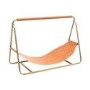 Ivyline Modern Antique Brass and Leather Log Holder