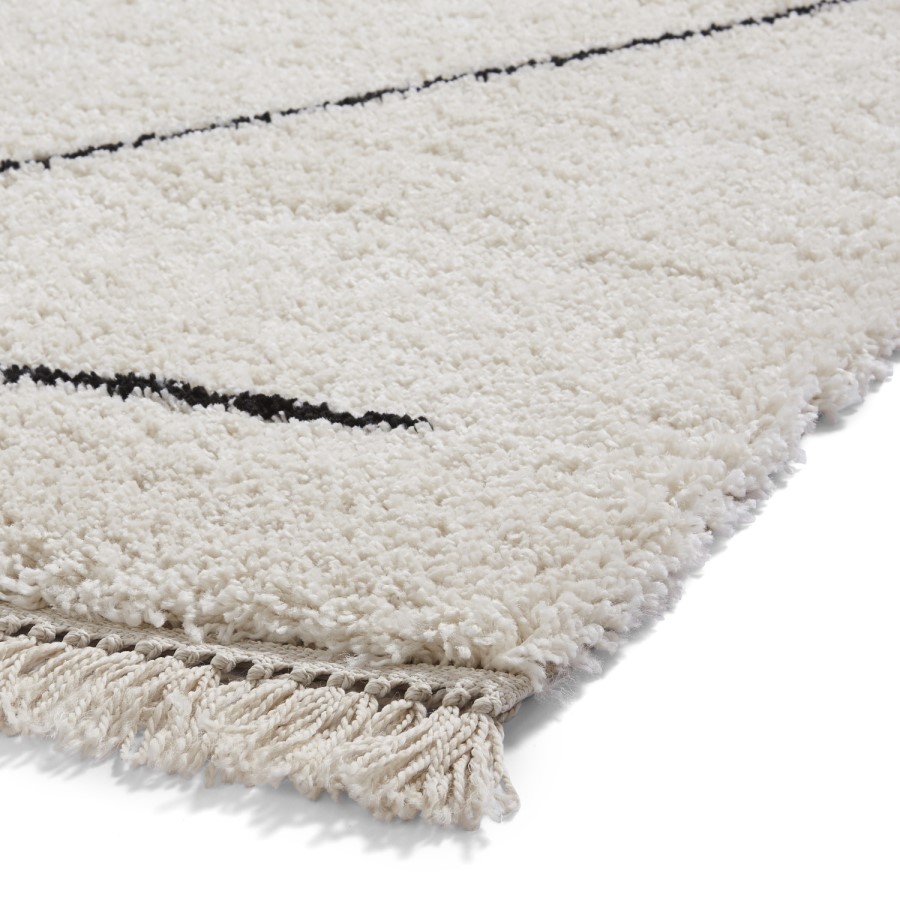 Boho White Rug - 120 x 170