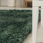 Dark Green Shaggy Runner Rug - 67x200cm - Chicago