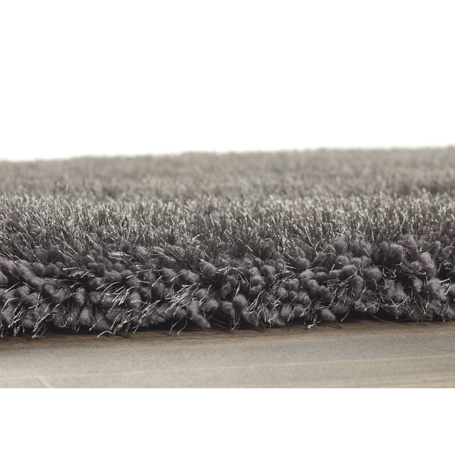 Grey Shaggy Runner Rug - 67x200cm - Chicago