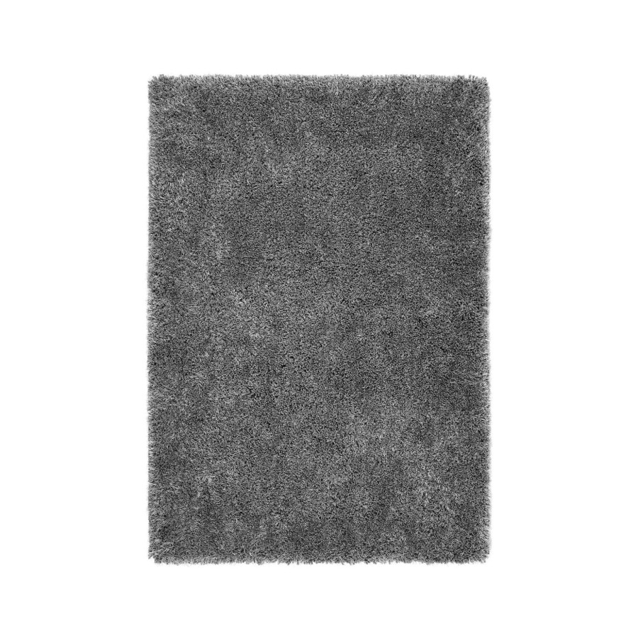 Dark Grey Shaggy Rug - 110 x 160cm - Chicago