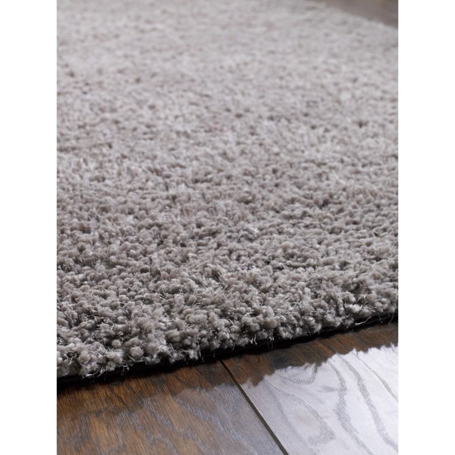 Dark Grey Shaggy Rug - 110 x 160cm - Chicago