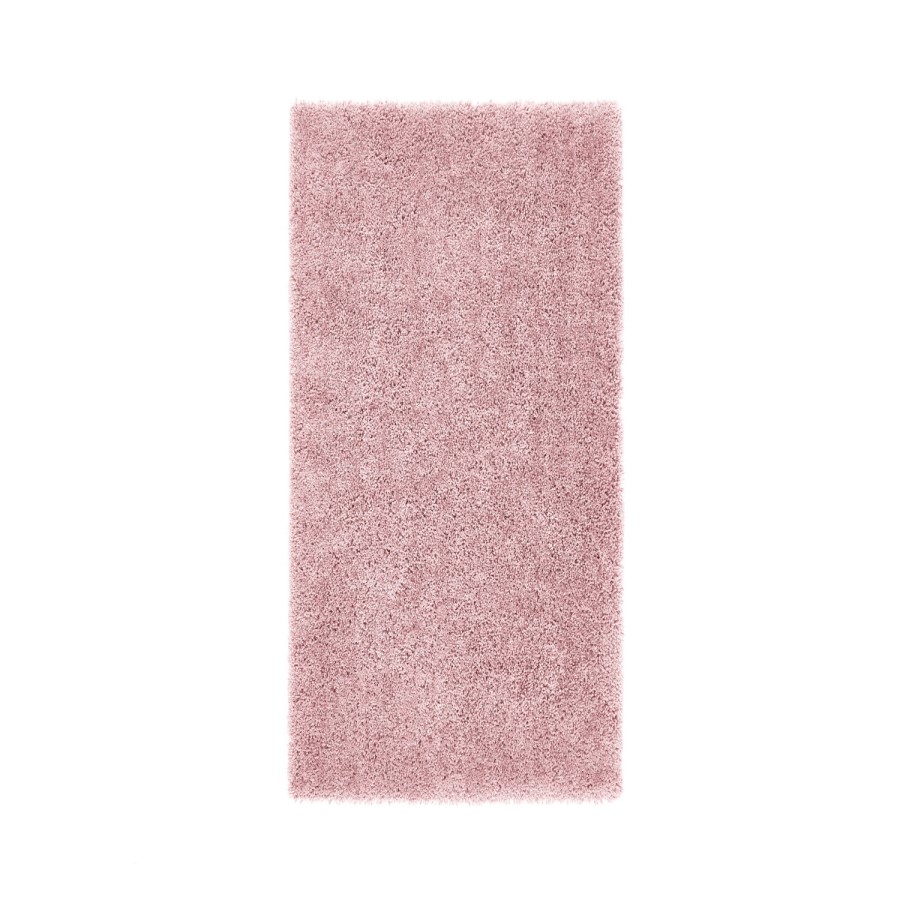 Blush Pink Shaggy Runner Rug - 67x200cm - Chicago