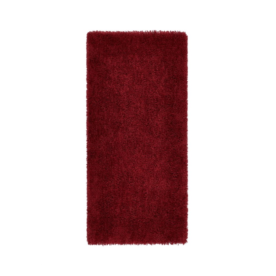 Red Shaggy Runner Rug - 67x200cm - Chicago