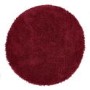 Round Red Shaggy Rug - Chicago