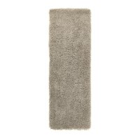 Taupe Shaggy Runner Rug - 67x200cm - Chicago