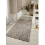 Taupe Shaggy Runner Rug - 67x200cm - Chicago