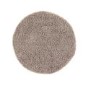 Round Taupe Shaggy Rug - Chicago