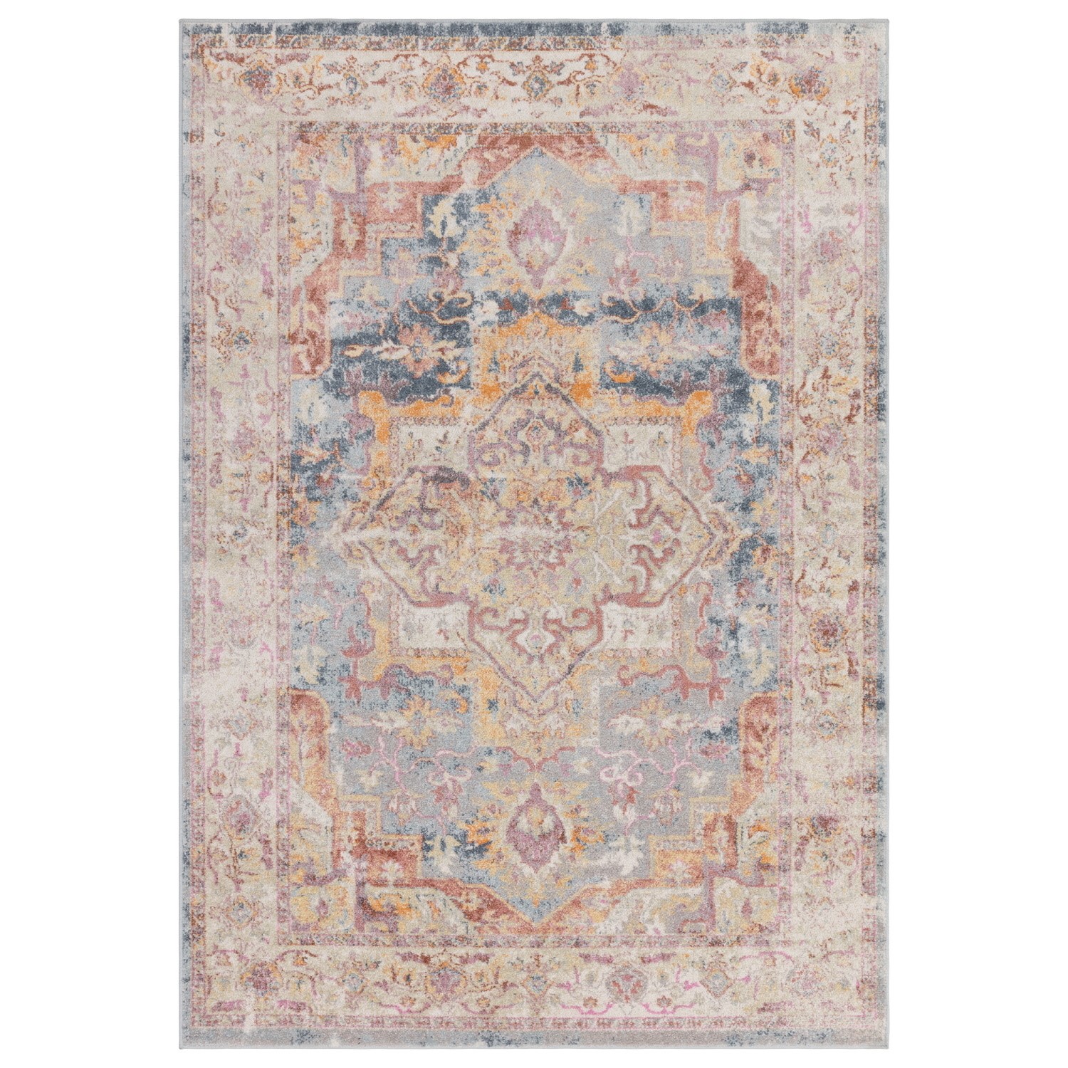 Photo of Persian distressed rug - 120x170cm - flores