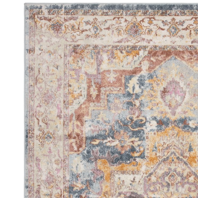 Distressed Persian Multicoloured Rug - 170 x 120 cm - Flores