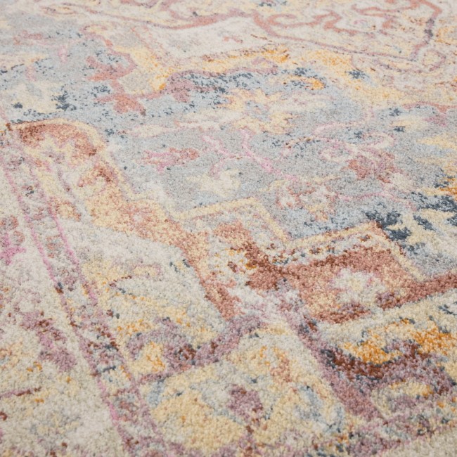 Distressed Persian Multicoloured Rug - 170 x 120 cm - Flores