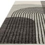 Retro Geometric Grey Rug - 170 x 120 cm - Muse