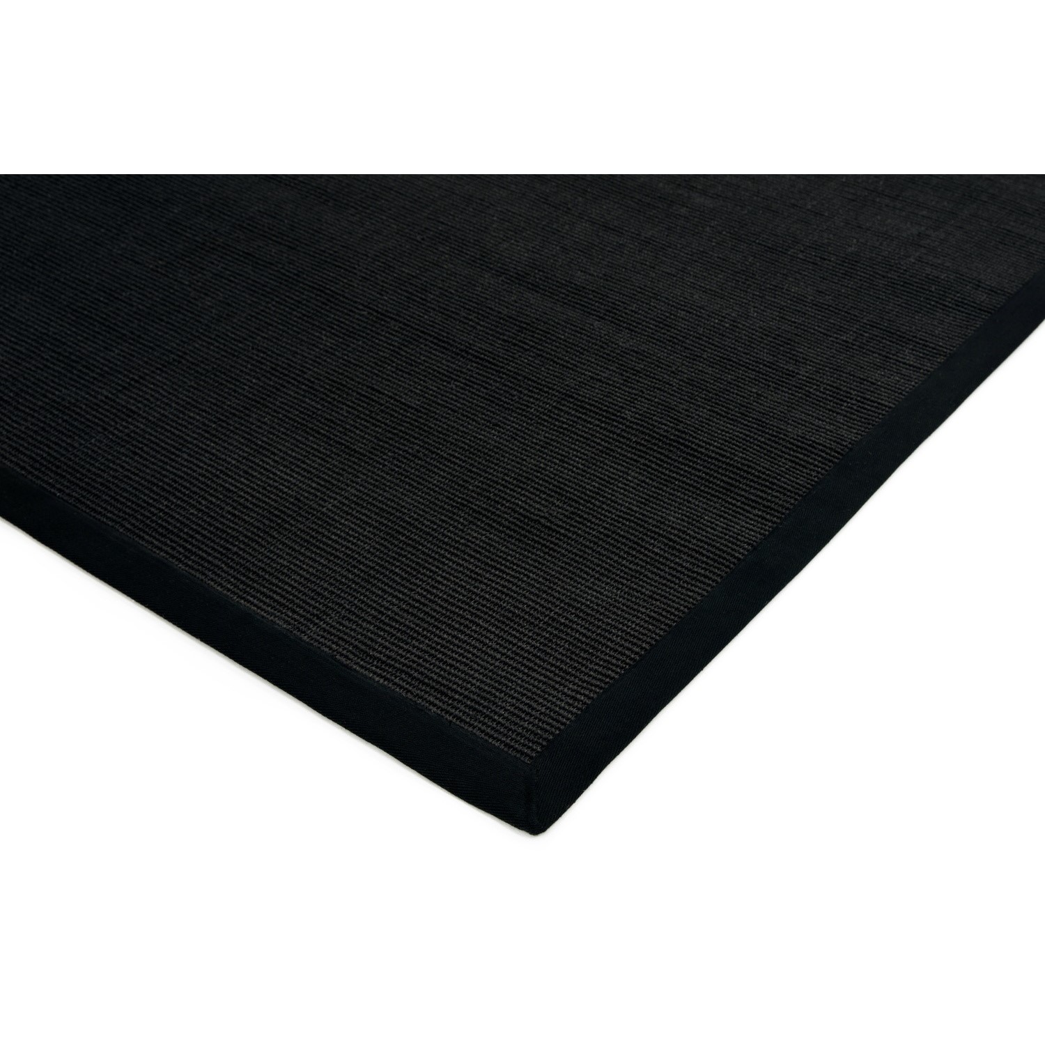 Read more about Black runner rug 68 x 240 cm sisal