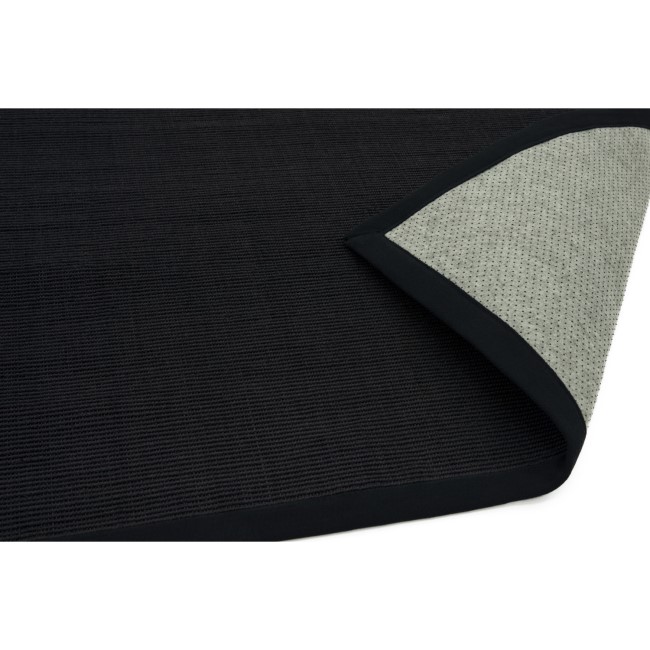 Black Runner Rug - 240 x 68 cm - Sisal