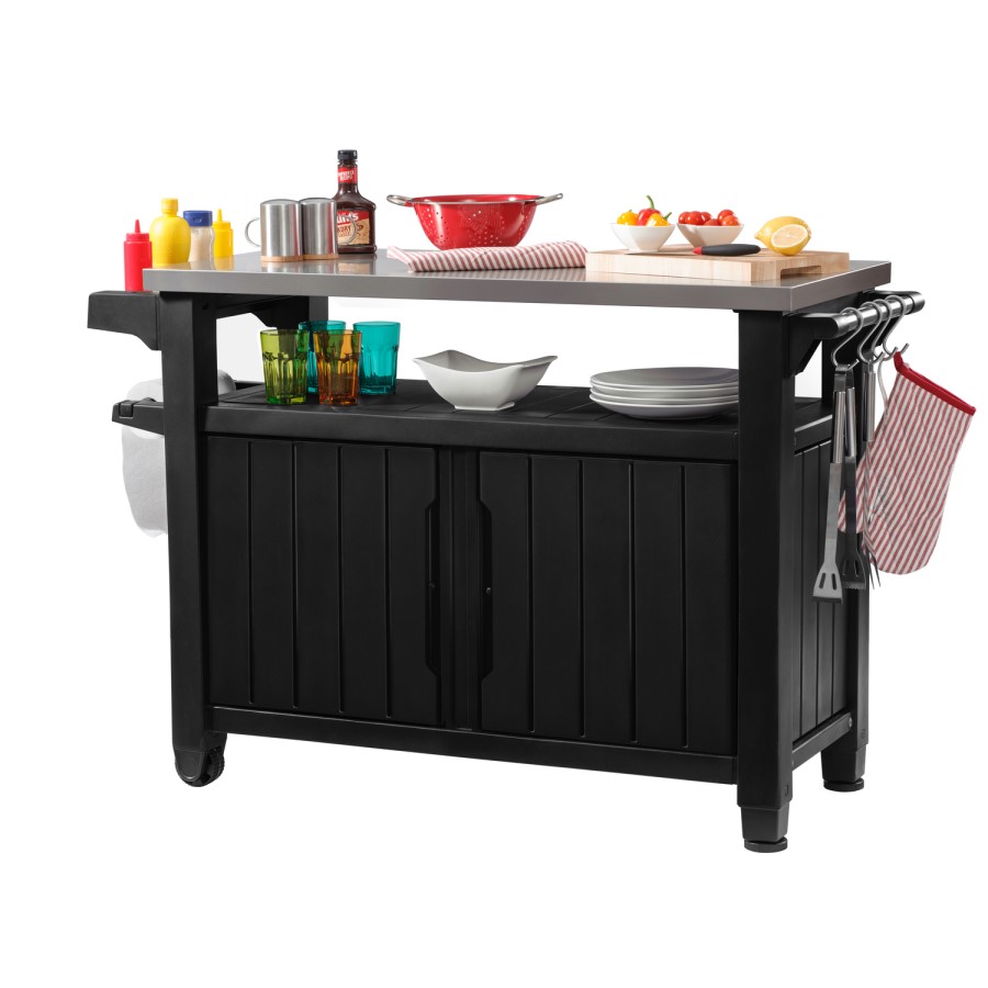 Keter Unity BBQ Double Table & Storage