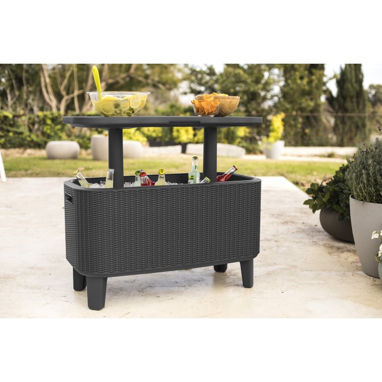 Keter Bevy Anthracite Cool Bar Table 60L